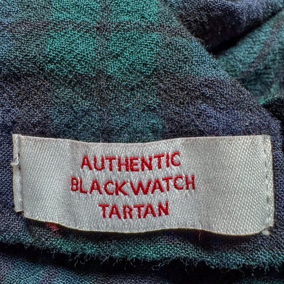 Pendleton Shirt Mens Large Green Blue Blackwatch Tartan Wool Button Down Plaid - Picture 8 of 13